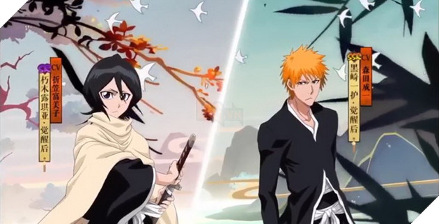 Âm Dương Sư x Bleach chính thức ra mắt 2 thức thần mới: SSR Ichigo và SR Rukia 2