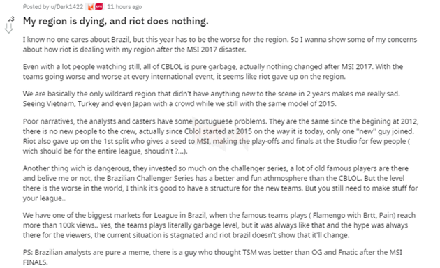 LMHT: Máy chủ Brazil đang chết dần và Riot Games chẳng thèm đoái hoài tới