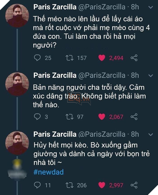  
Câu chuyện siêu đáng yêu này được bật mí từ một đạo diễn phim với hành trình chăm con của mình.