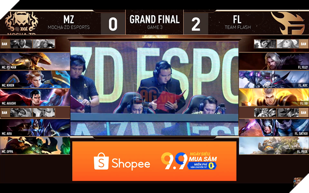 Chung kết tổng tuyển chọn đại diện Việt Nam tham dự SEA GAME 30 bộ môn Liên quân Mobile - Ara tái đấu ADC 8