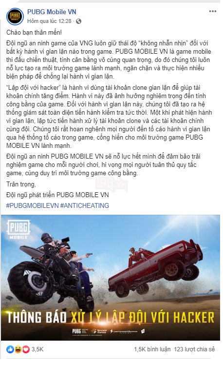 PUBG Mobile: Xử lý nghiêm với những hành vi bám hack  2