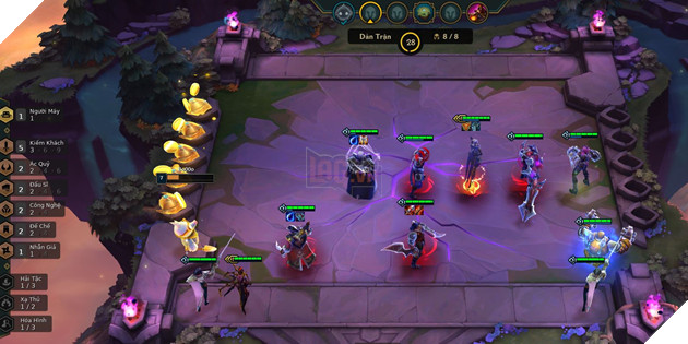 Đấu Trường Chân Lý: Hướng dẫn đội hình Kiếm Khách - Công Nghệ 8 buff cực mạnh cân mọi đội hình