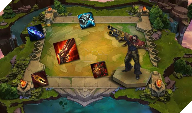 Graves Đại Bác Liên Thanh đang tung hoành khắp Đấu Trường Chân Lý 2