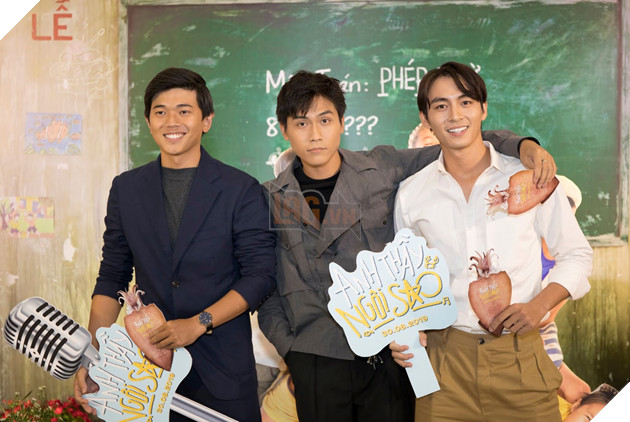 Huyme điển trai, Miu Lê rạng rỡ tại họp báo Anh thầy ngôi sao 9