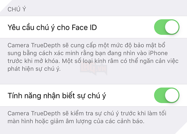 Hướng dẫn: Cách giúp tăng tốc độ mở khoá Face ID ở iPhone 2