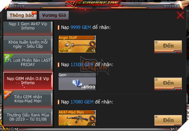 CrossFire Legends: Xạ thủ CFL cày cuốc hằng ngày nhận nhân vật VIP 12