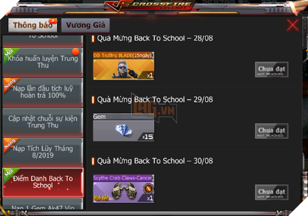 CrossFire Legends: Xạ thủ CFL cày cuốc hằng ngày nhận nhân vật VIP 5