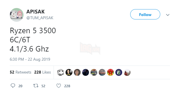 AMD: CPU Ryzen 5 3500 bị lộ thông số và mức giá dễ thở cho người dùng 2
