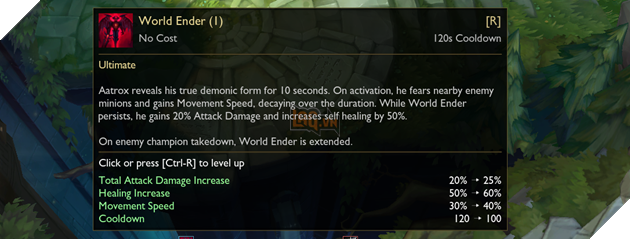 LMHT: Aatrox và Akali lại tiếp tục bị nerf trong phiên bản 9.18 2