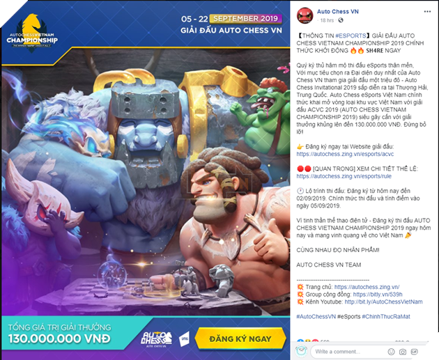 Auto Chess VN vừa ra mắt đã có một giải đấu khủng, giải thưởng lên đên 130 triệu đồng