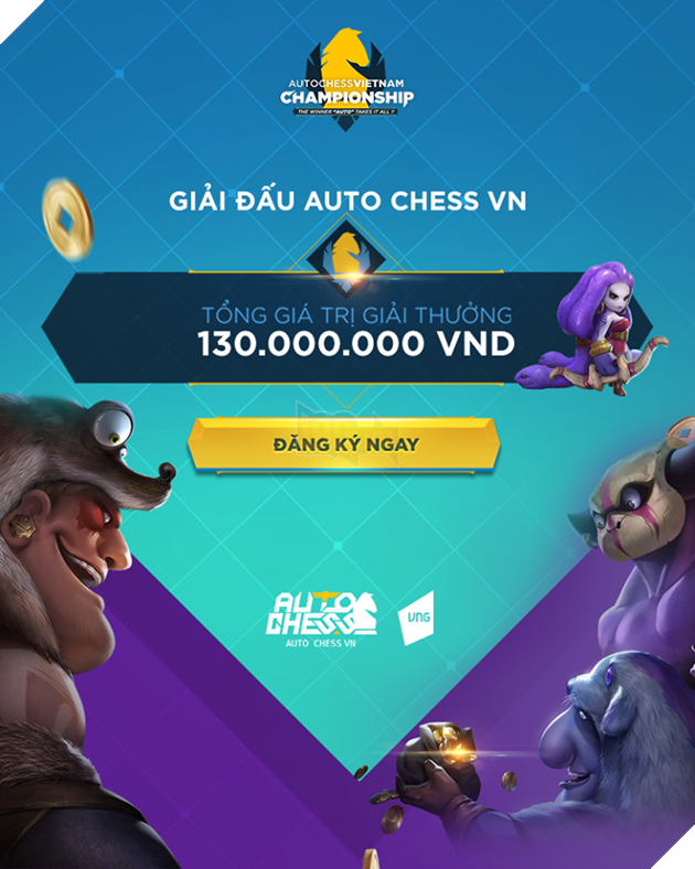 Auto Chess VN vừa ra mắt đã có một giải đấu khủng, giải thưởng lên đên 130 triệu đồng 2