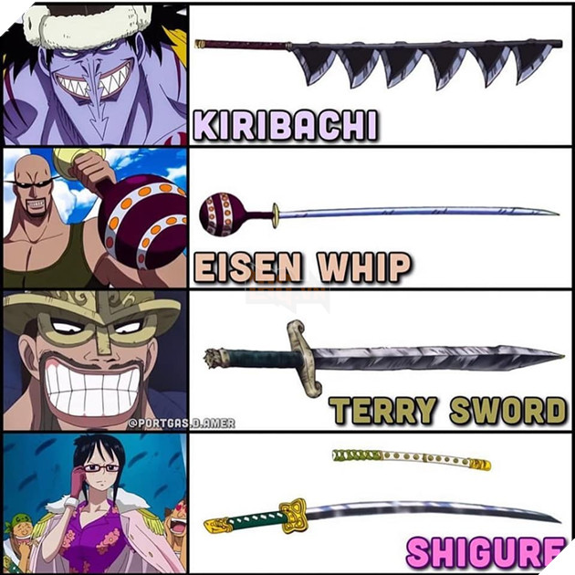 Tổng hợp tất cả những món vũ khí từng xuất hiện trong One Piece, đâu cũng là vũ khí mạnh mẽ cả 6