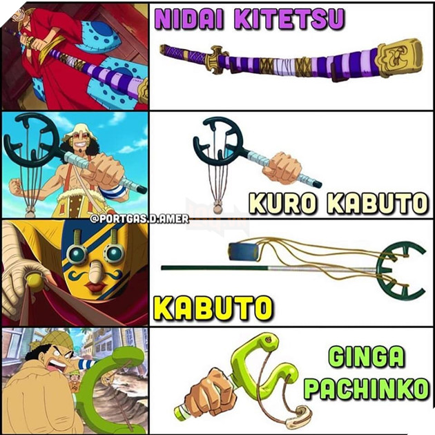 Tổng hợp tất cả những món vũ khí từng xuất hiện trong One Piece, đâu cũng là vũ khí mạnh mẽ cả 8