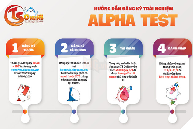 Những điều cần lưu ý để tham gia Alpha Test TS Online Mobile