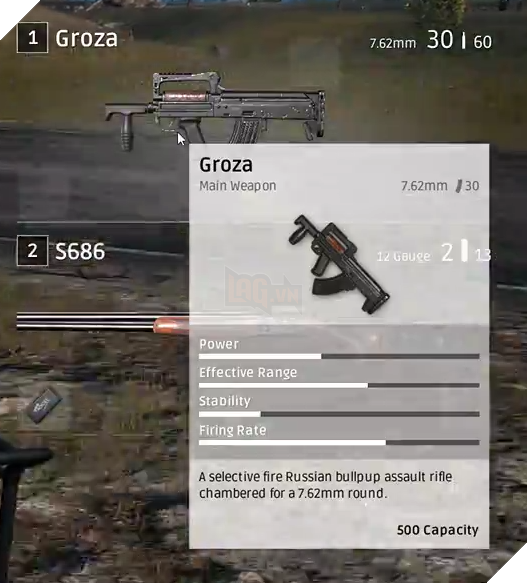 PUBG: Sự thật về sức mạnh của Groza - khẩu súng mạnh nhất dòng AR 2