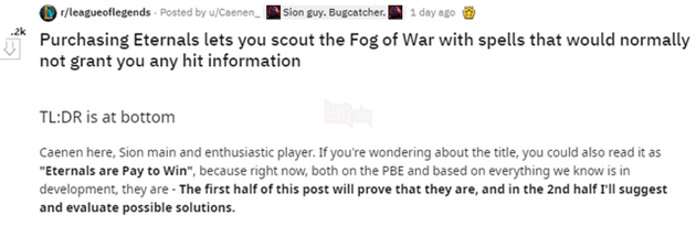 Game thủ cho rằng LMHT đang dần trở thành game Pay to Win