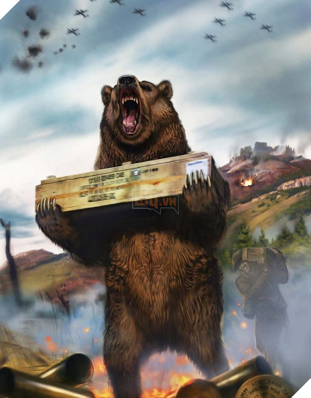 Có 1 chú gấu siêu to chuyên tải đạn là Hạ Sĩ của quân đội Ba Lan từng tham gia chiến tranh thế giới thứ 2