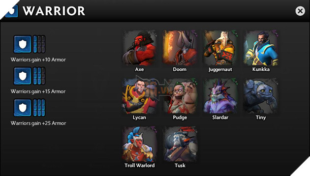 Image result for dota underlords warrior