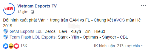 LMHT: GAM Esports bất ngờ thiếu hụt nhân sự trước thềm Chung kết VCS Mùa Hè 2019