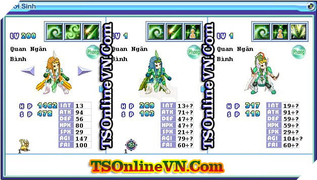 TS Online Mobile: Tong hop tat ca Pet He Phong chuyen sinh 1 va 2 day du nhat 46 TS Online Mobile: Tổng hợp tất cả Pet Hệ Phong chuyển sinh 1 và 2 đầy đủ nhất 46
