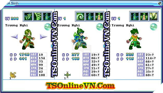 TS Online Mobile: Tong hop tat ca Pet He Phong chuyen sinh 1 va 2 day du nhat 57 TS Online Mobile: Tổng hợp tất cả Pet Hệ Phong chuyển sinh 1 và 2 đầy đủ nhất 57