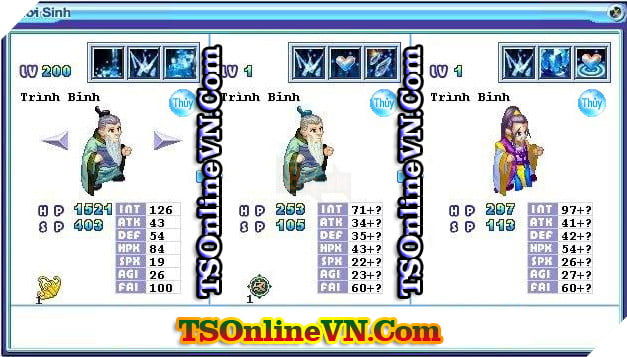 TS Online Mobile: Tong hop tat ca Pet He Thuy chuyen sinh 1 va 2 day du nhat 85 TS Online Mobile: Tổng hợp tất cả Pet Hệ Thủy chuyển sinh 1 và 2 đầy đủ nhất 85