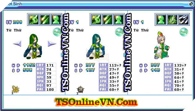 TS Online Mobile: Tong hop tat ca Pet He Phong chuyen sinh 1 va 2 day du nhat 22 TS Online Mobile: Tổng hợp tất cả Pet Hệ Phong chuyển sinh 1 và 2 đầy đủ nhất 22