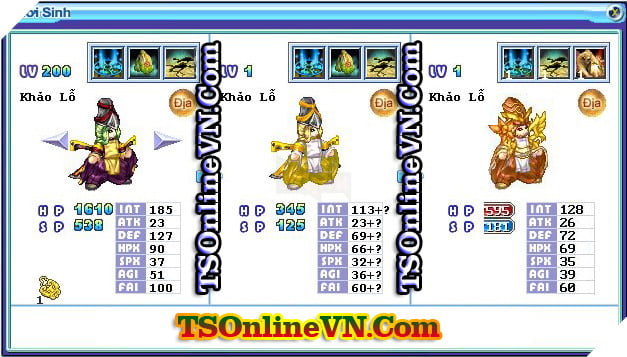 TS Online Mobile: Tong hop tat ca Pet Dia chuyen sinh 1 va 2 day du nhat 8 TS Online Mobile: Tổng hợp tất cả Pet Địa chuyển sinh 1 và 2 đầy đủ nhất 8