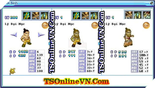 TS Online Mobile: Tong hop tat ca Pet Dia chuyen sinh 1 va 2 day du nhat 91 TS Online Mobile: Tổng hợp tất cả Pet Địa chuyển sinh 1 và 2 đầy đủ nhất 91