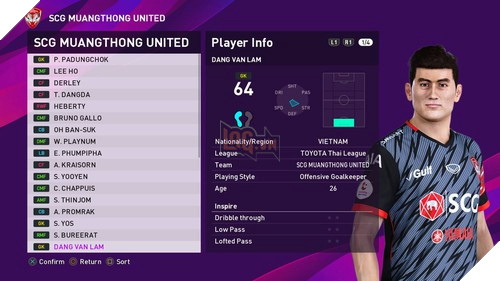 Bộ tứ Đặng Văn Lâm, Công Phượng, Văn Hậu, Xuân Trường có mặt trong PES 2020 5