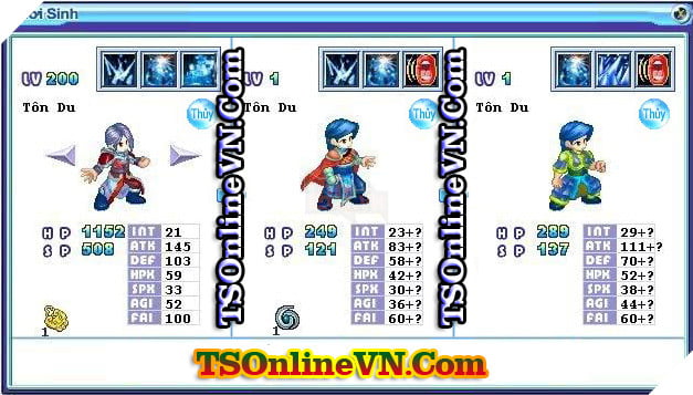 TS Online Mobile: Tong hop tat ca Pet He Thuy chuyen sinh 1 va 2 day du nhat 56 TS Online Mobile: Tổng hợp tất cả Pet Hệ Thủy chuyển sinh 1 và 2 đầy đủ nhất 56