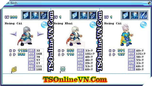 TS Online Mobile: Tong hop tat ca Pet He Thuy chuyen sinh 1 va 2 day du nhat 23 TS Online Mobile: Tổng hợp tất cả Pet Hệ Thủy chuyển sinh 1 và 2 đầy đủ nhất 23