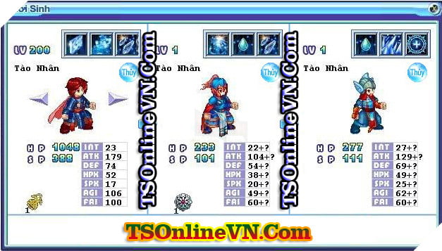 TS Online Mobile: Tong hop tat ca Pet He Thuy chuyen sinh 1 va 2 day du nhat 29 TS Online Mobile: Tổng hợp tất cả Pet Hệ Thủy chuyển sinh 1 và 2 đầy đủ nhất 29