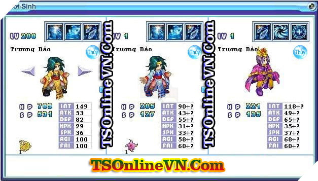 TS Online Mobile: Tong hop tat ca Pet He Thuy chuyen sinh 1 va 2 day du nhat 31 TS Online Mobile: Tổng hợp tất cả Pet Hệ Thủy chuyển sinh 1 và 2 đầy đủ nhất 31