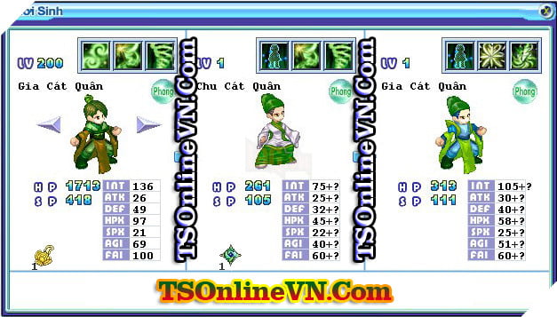 TS Online Mobile: Tong hop tat ca Pet He Phong chuyen sinh 1 va 2 day du nhat 73 TS Online Mobile: Tổng hợp tất cả Pet Hệ Phong chuyển sinh 1 và 2 đầy đủ nhất 73