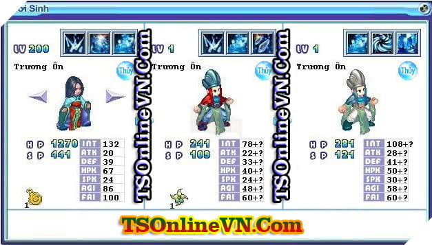 TS Online Mobile: Tong hop tat ca Pet He Thuy chuyen sinh 1 va 2 day du nhat 83 TS Online Mobile: Tổng hợp tất cả Pet Hệ Thủy chuyển sinh 1 và 2 đầy đủ nhất 83