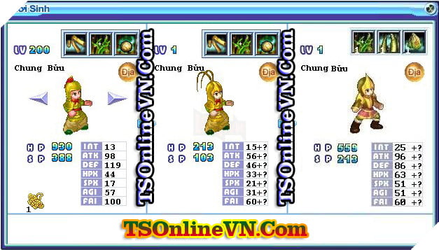 TS Online Mobile: Tong hop tat ca Pet Dia chuyen sinh 1 va 2 day du nhat 90 TS Online Mobile: Tổng hợp tất cả Pet Địa chuyển sinh 1 và 2 đầy đủ nhất 90
