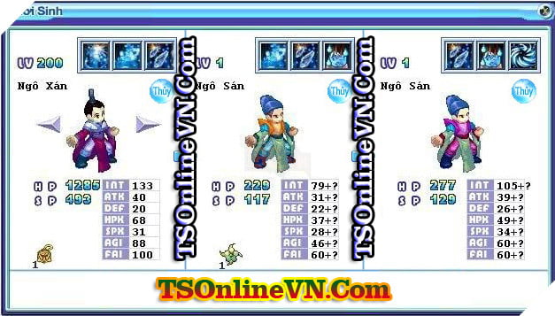 TS Online Mobile: Tong hop tat ca Pet He Thuy chuyen sinh 1 va 2 day du nhat 76 TS Online Mobile: Tổng hợp tất cả Pet Hệ Thủy chuyển sinh 1 và 2 đầy đủ nhất 76