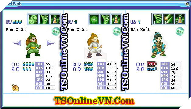 TS Online Mobile: Tong hop tat ca Pet He Phong chuyen sinh 1 va 2 day du nhat 12 TS Online Mobile: Tổng hợp tất cả Pet Hệ Phong chuyển sinh 1 và 2 đầy đủ nhất 12