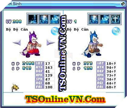 TS Online Mobile: Tong hop tat ca Pet He Thuy chuyen sinh 1 va 2 day du nhat 25 TS Online Mobile: Tổng hợp tất cả Pet Hệ Thủy chuyển sinh 1 và 2 đầy đủ nhất 25