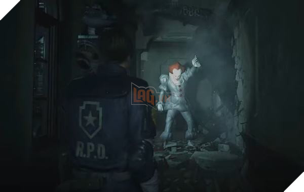 Cơn ác mộng Pennywise lạc trôi sang Raccoon City trong Resident Evil 2 Remake 3