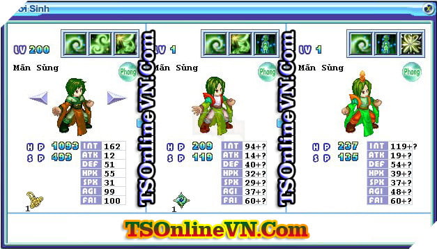 TS Online Mobile: Tong hop tat ca Pet He Phong chuyen sinh 1 va 2 day du nhat 68 TS Online Mobile: Tổng hợp tất cả Pet Hệ Phong chuyển sinh 1 và 2 đầy đủ nhất 68