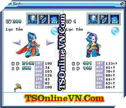 TS Online Mobile: Tổng hợp tất cả Pet Hệ Thủy chuyển sinh 1 và 2 đầy đủ nhất