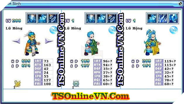 TS Online Mobile: Tong hop tat ca Pet He Thuy chuyen sinh 1 va 2 day du nhat 18 TS Online Mobile: Tổng hợp tất cả Pet Hệ Thủy chuyển sinh 1 và 2 đầy đủ nhất 18