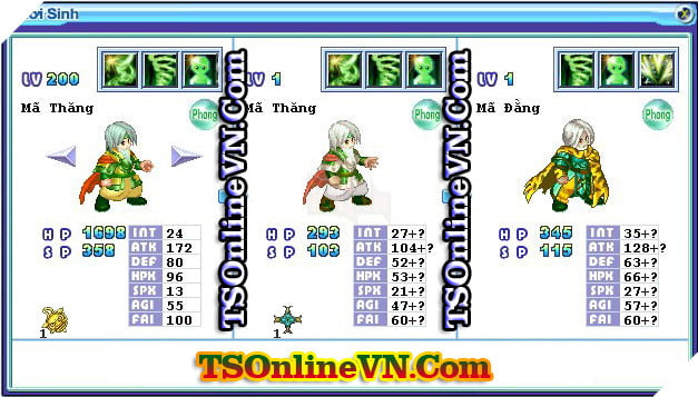 TS Online Mobile: Tong hop tat ca Pet He Phong chuyen sinh 1 va 2 day du nhat 36 TS Online Mobile: Tổng hợp tất cả Pet Hệ Phong chuyển sinh 1 và 2 đầy đủ nhất 36