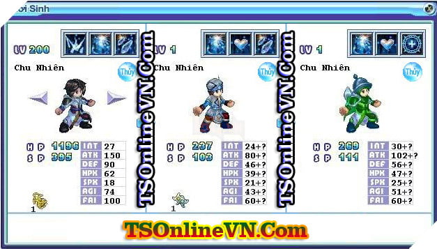 TS Online Mobile: Tong hop tat ca Pet He Thuy chuyen sinh 1 va 2 day du nhat 59 TS Online Mobile: Tổng hợp tất cả Pet Hệ Thủy chuyển sinh 1 và 2 đầy đủ nhất 59