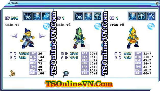 TS Online Mobile: Tong hop tat ca Pet He Thuy chuyen sinh 1 va 2 day du nhat 46 TS Online Mobile: Tổng hợp tất cả Pet Hệ Thủy chuyển sinh 1 và 2 đầy đủ nhất 46