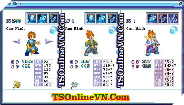 TS Online Mobile: Tong hop tat ca Pet He Thuy chuyen sinh 1 va 2 day du nhat 10 TS Online Mobile: Tổng hợp tất cả Pet Hệ Thủy chuyển sinh 1 và 2 đầy đủ nhất 10