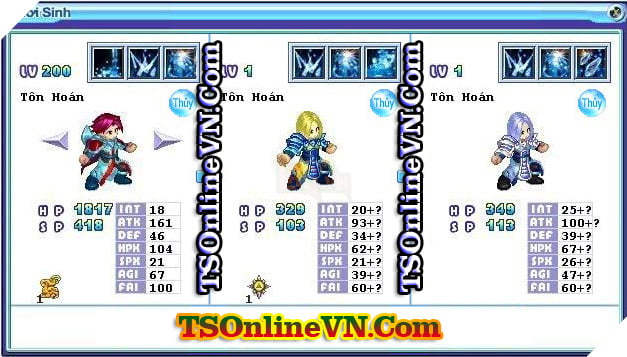 TS Online Mobile: Tong hop tat ca Pet He Thuy chuyen sinh 1 va 2 day du nhat 63 TS Online Mobile: Tổng hợp tất cả Pet Hệ Thủy chuyển sinh 1 và 2 đầy đủ nhất 63