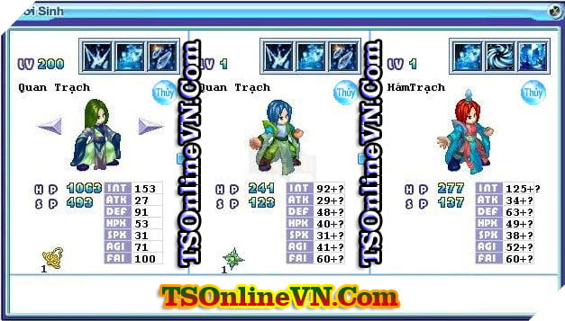 TS Online Mobile: Tong hop tat ca Pet He Thuy chuyen sinh 1 va 2 day du nhat 47 TS Online Mobile: Tổng hợp tất cả Pet Hệ Thủy chuyển sinh 1 và 2 đầy đủ nhất 47